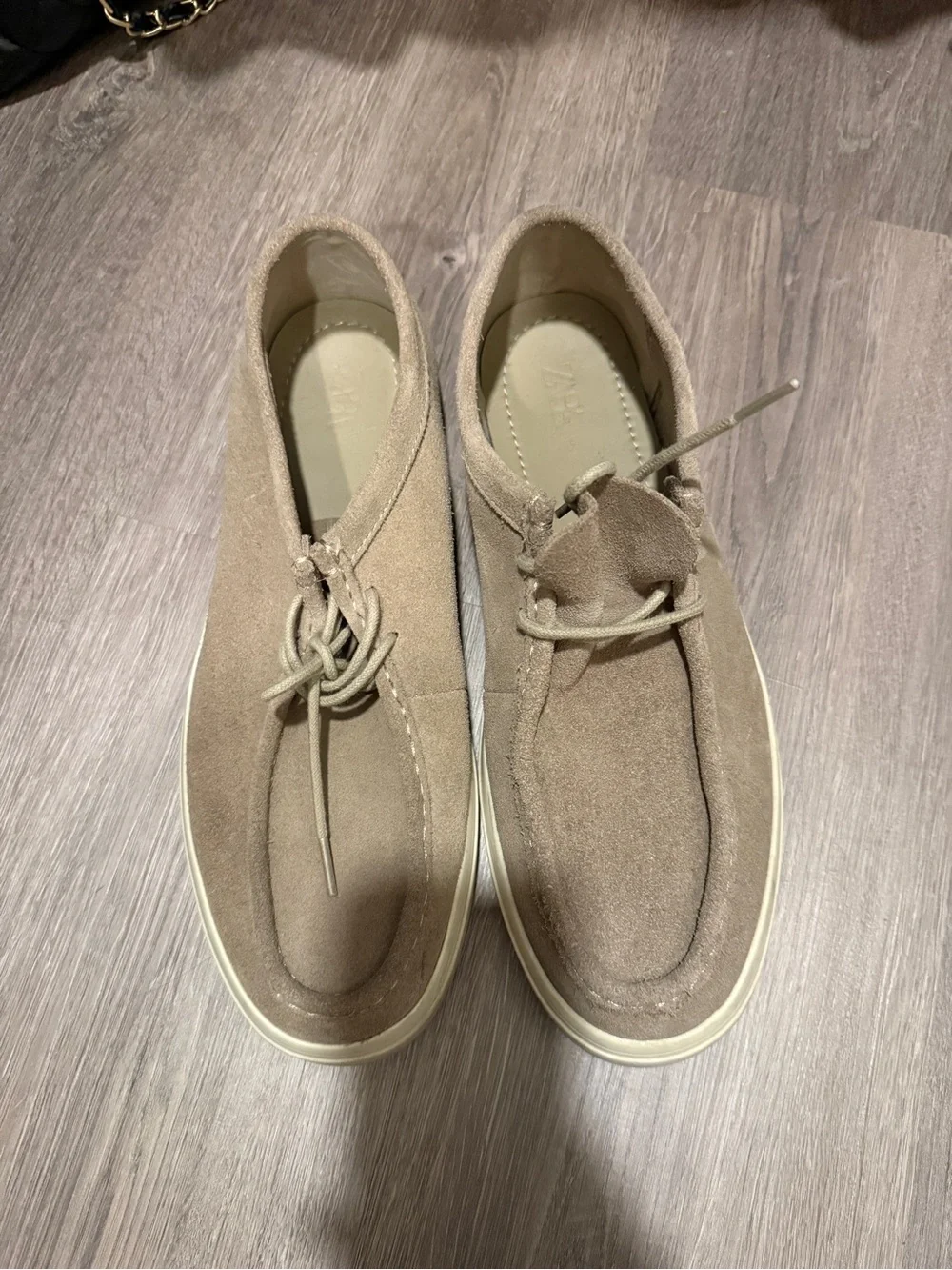 Zara Men's real suede shoes